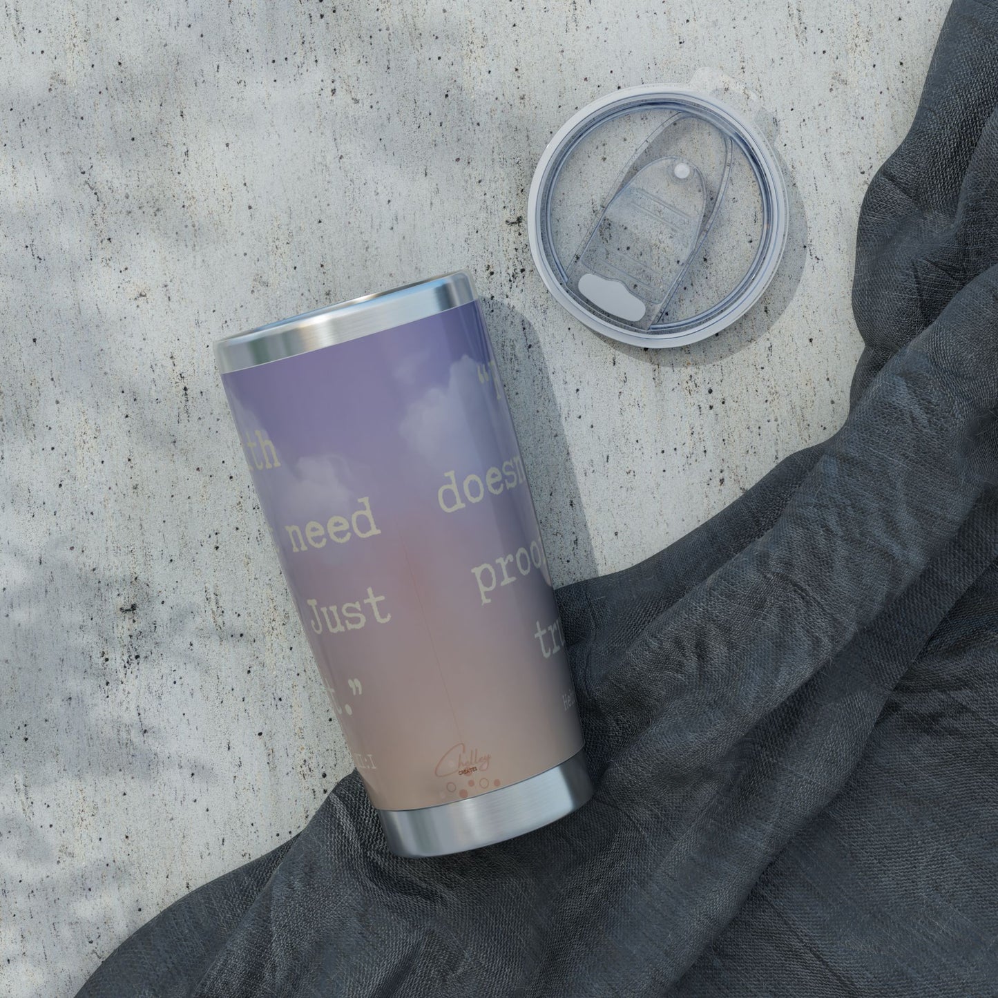 Quiet Assurance | Soft Clouds & Faith 20oz Tumbler