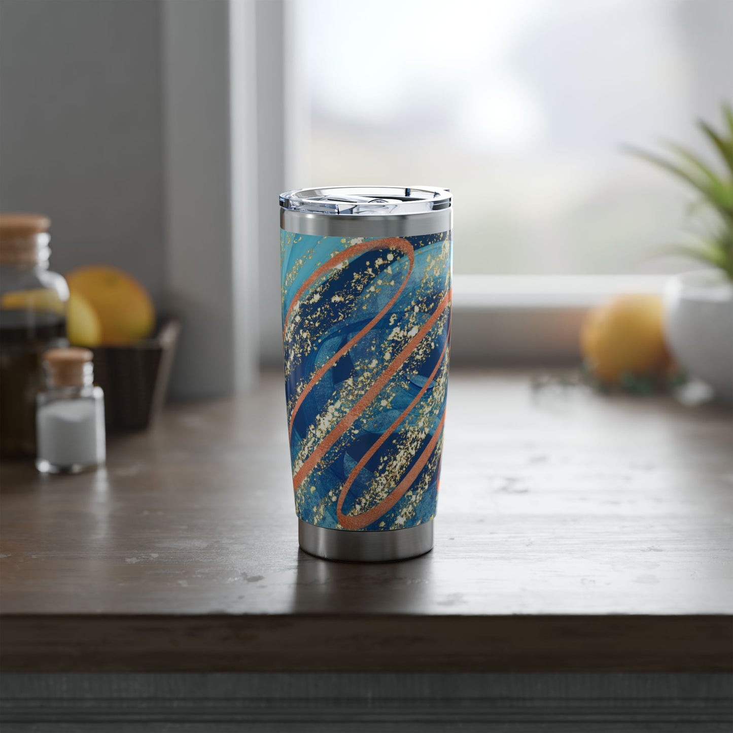 Autumn Pulse Modern Abstract Fall Vagabond 20oz Tumbler