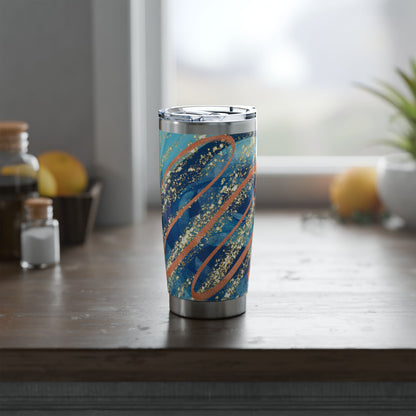Autumn Pulse Modern Abstract Fall Vagabond 20oz Tumbler