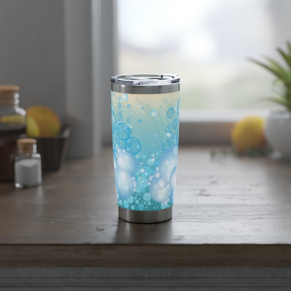 Water Bubble Bliss – Sunset Drift | 20oz Tumbler (Effortless Calm Collection)