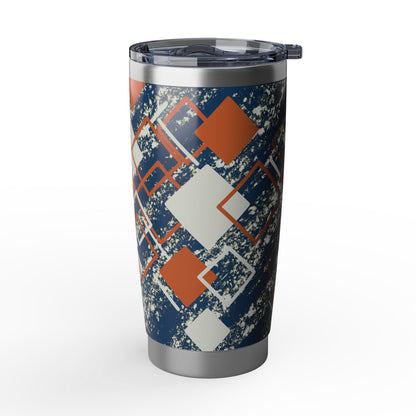 Modern Abstract Fall Tumbler Geometric Vagabond 20oz Tumbler