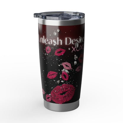 Unleash Desire | Romantic Lips & Diamonds 20oz Tumbler