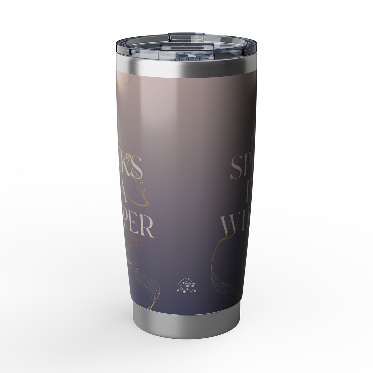 He Speaks in a Whisper | 1 Kings 19:12 Christian Tumbler | 20oz Tumbler