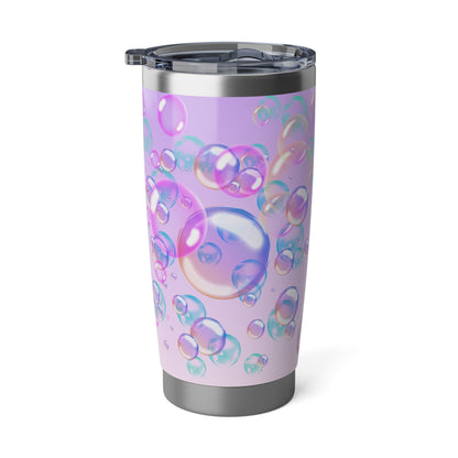 Air Bubble Bliss – Wisteria Fade | 20oz Tumbler (Effortless Calm Collection)