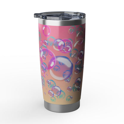 Air Bubble Bliss – Amber Drift | 20oz Tumbler