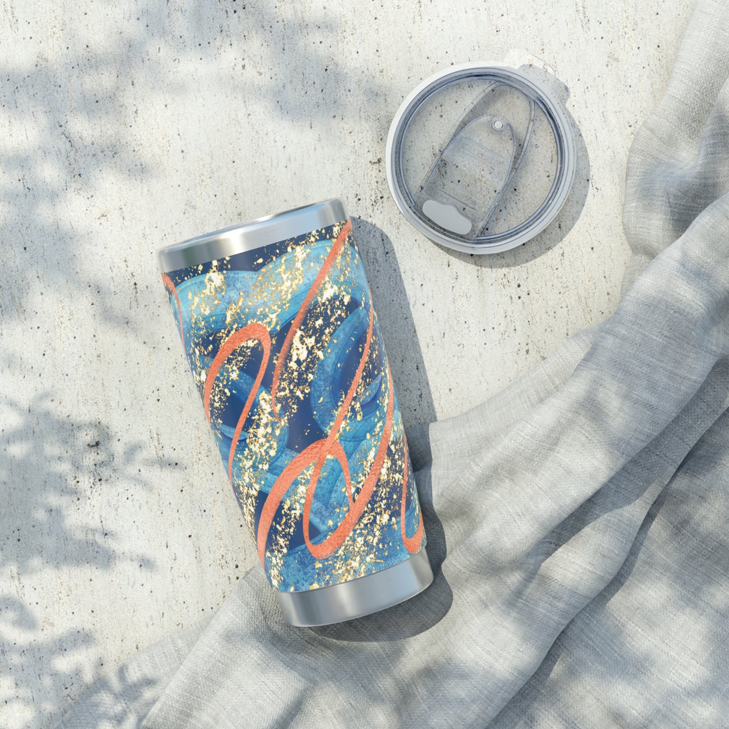 Autumn Days - Autumn Pulse Modern Abstract Fall Tumbler