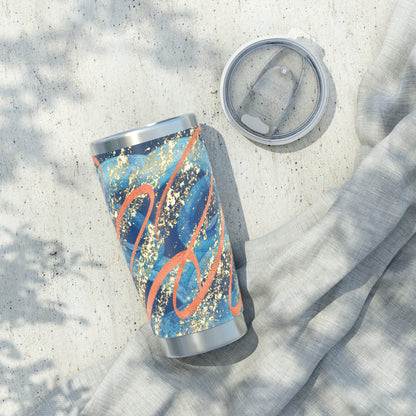 Autumn Days - Autumn Pulse Modern Abstract Fall Tumbler