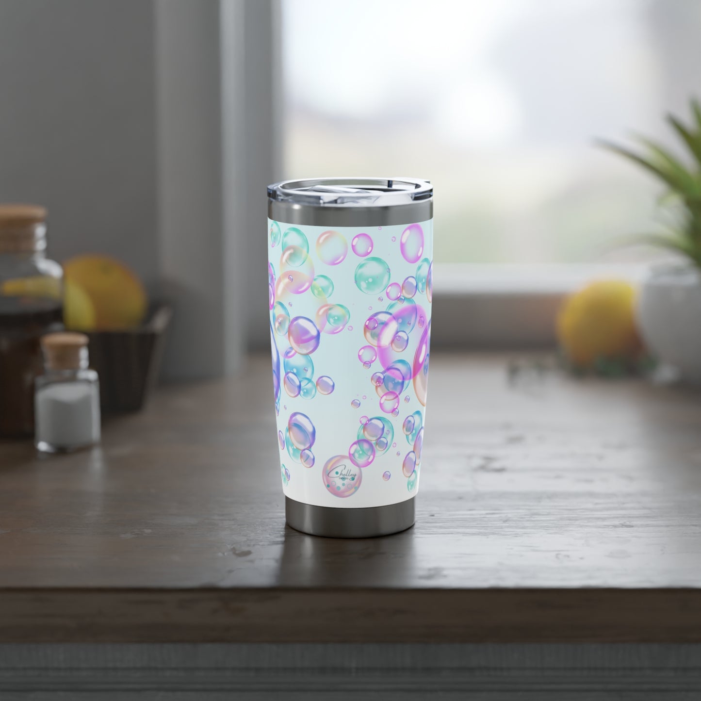 Air Bubble Bliss – Cool Breeze | 20oz Tumbler (Effortless Calm Collection)