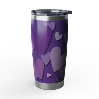 Layered Hearts | Modern Valentine's 20oz Tumbler