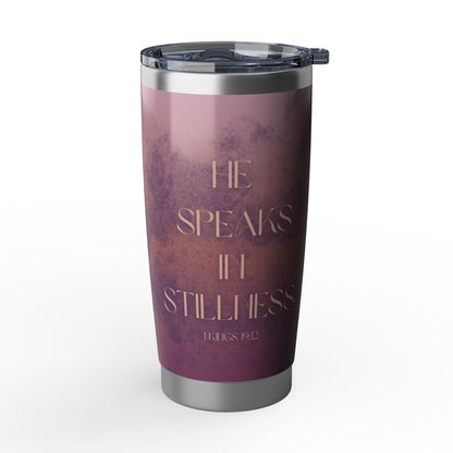 Faith in Stillness (Coral/Purple) – A 1 Kings 19:12 Series