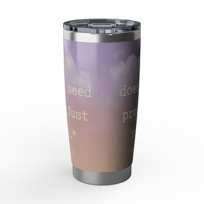 Quiet Assurance | Soft Clouds & Faith 20oz Tumbler