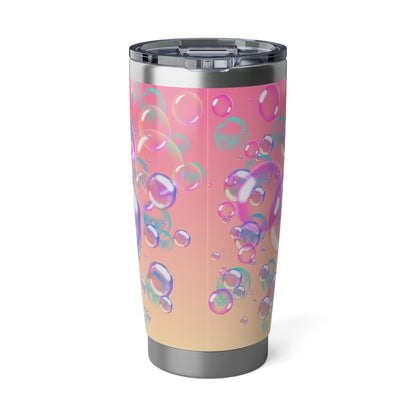 Air Bubble Bliss – Amber Drift | 20oz Tumbler (Effortless Calm Collection)