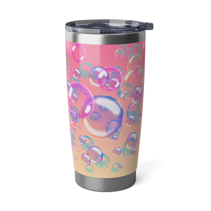 Air Bubble Bliss – Amber Drift | 20oz Tumbler (Effortless Calm Collection)