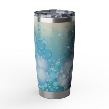 Water Bubble Bliss – Sunset Drift | 20oz Tumbler (Effortless Calm Collection)