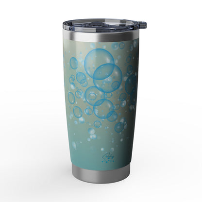 Water Bubble Bliss – Amber Coast | 20oz Tumbler